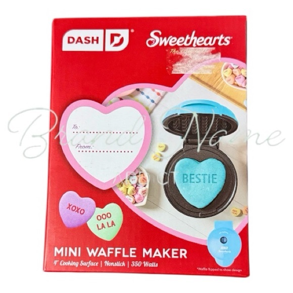 Dash Other - Dash Sweethearts Nonstick Mini Waffle Maker